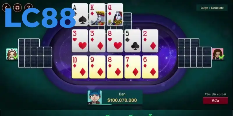 Thứ tự xét thắng thua trong game bài